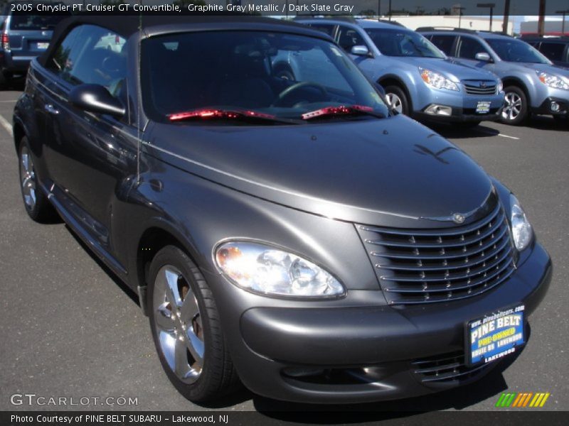 Graphite Gray Metallic / Dark Slate Gray 2005 Chrysler PT Cruiser GT Convertible