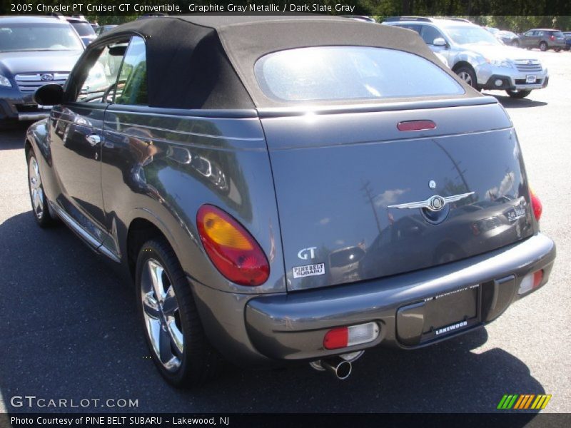 Graphite Gray Metallic / Dark Slate Gray 2005 Chrysler PT Cruiser GT Convertible