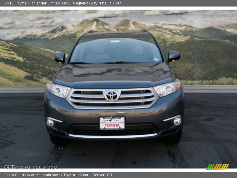 Magnetic Gray Metallic / Ash 2013 Toyota Highlander Limited 4WD