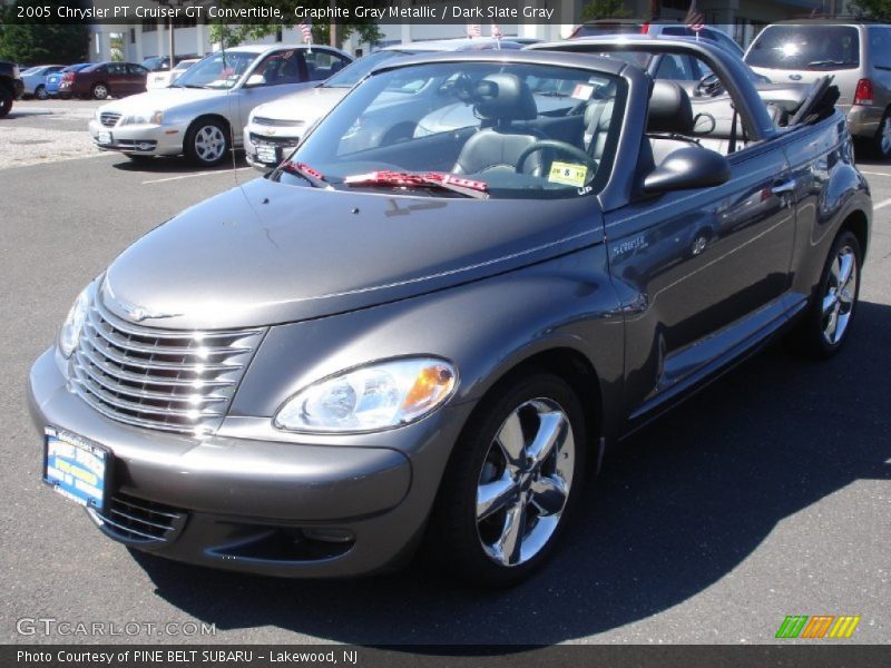 Graphite Gray Metallic / Dark Slate Gray 2005 Chrysler PT Cruiser GT Convertible