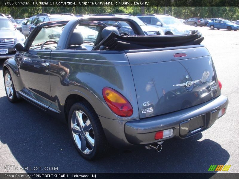 Graphite Gray Metallic / Dark Slate Gray 2005 Chrysler PT Cruiser GT Convertible