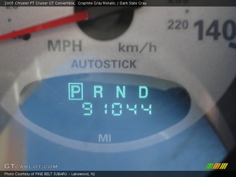 Graphite Gray Metallic / Dark Slate Gray 2005 Chrysler PT Cruiser GT Convertible