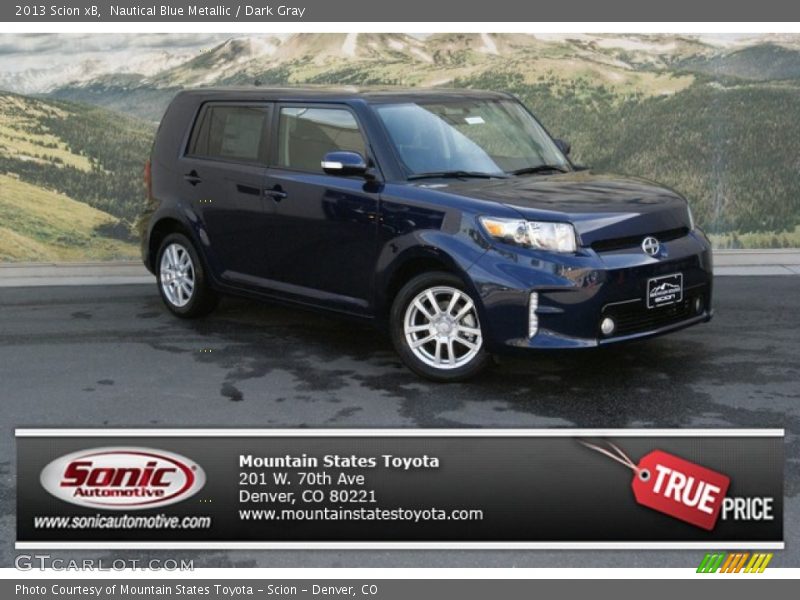 Nautical Blue Metallic / Dark Gray 2013 Scion xB