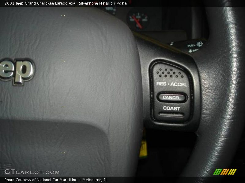 Silverstone Metallic / Agate 2001 Jeep Grand Cherokee Laredo 4x4