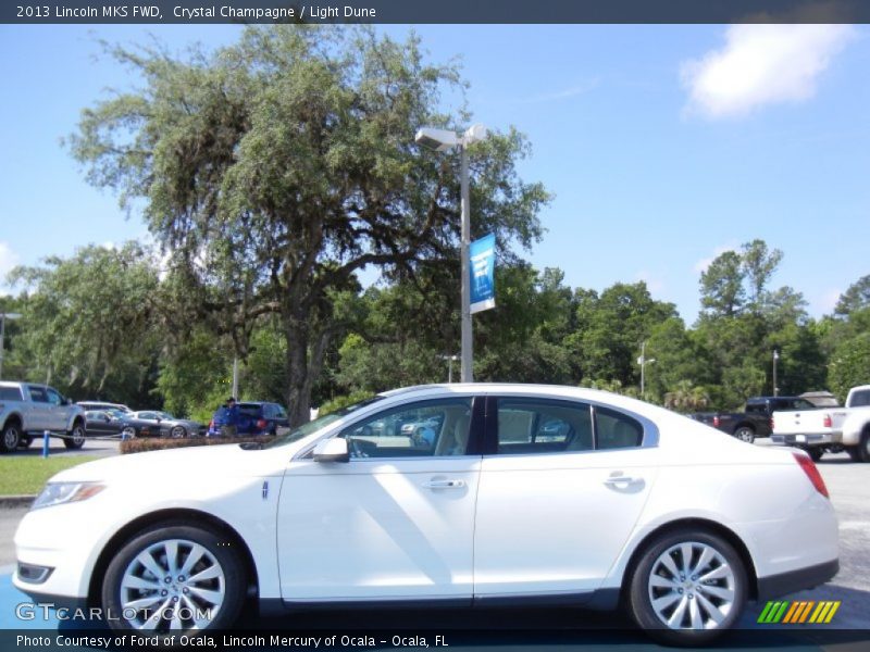 Crystal Champagne / Light Dune 2013 Lincoln MKS FWD