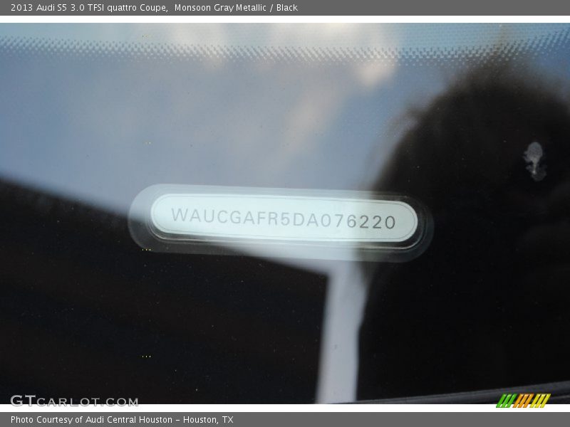 Monsoon Gray Metallic / Black 2013 Audi S5 3.0 TFSI quattro Coupe