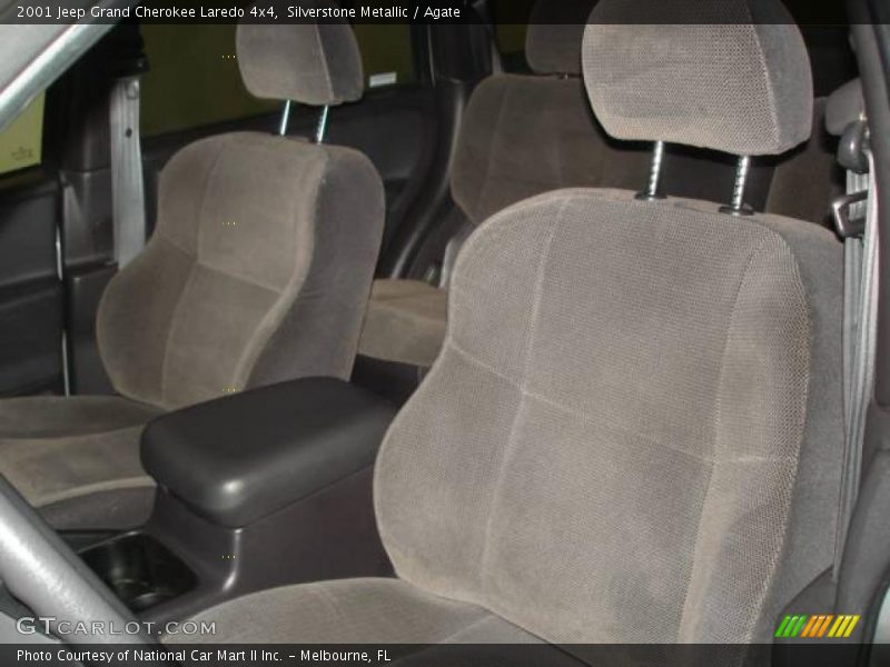 Silverstone Metallic / Agate 2001 Jeep Grand Cherokee Laredo 4x4