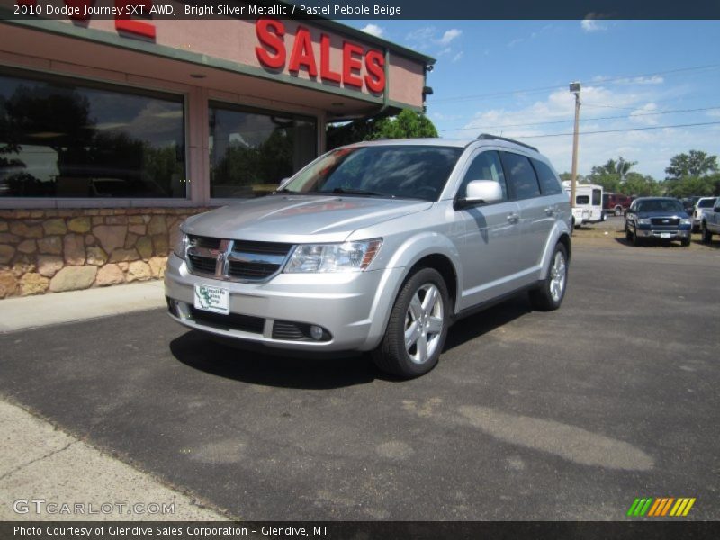 Bright Silver Metallic / Pastel Pebble Beige 2010 Dodge Journey SXT AWD