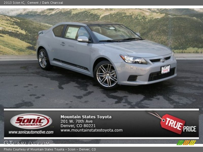 Cement / Dark Charcoal 2013 Scion tC