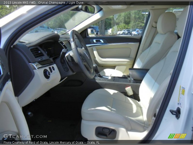 Front Seat of 2013 MKS FWD