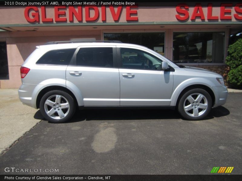 Bright Silver Metallic / Pastel Pebble Beige 2010 Dodge Journey SXT AWD