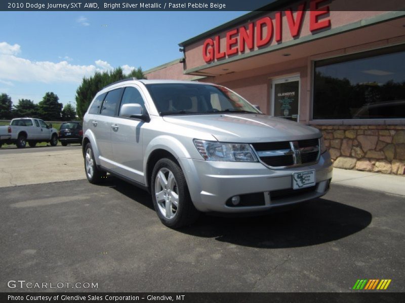Bright Silver Metallic / Pastel Pebble Beige 2010 Dodge Journey SXT AWD