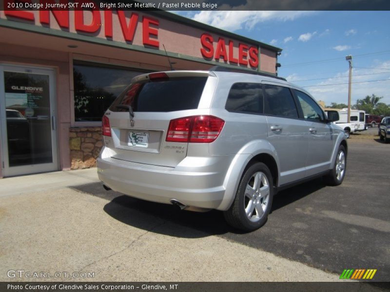 Bright Silver Metallic / Pastel Pebble Beige 2010 Dodge Journey SXT AWD
