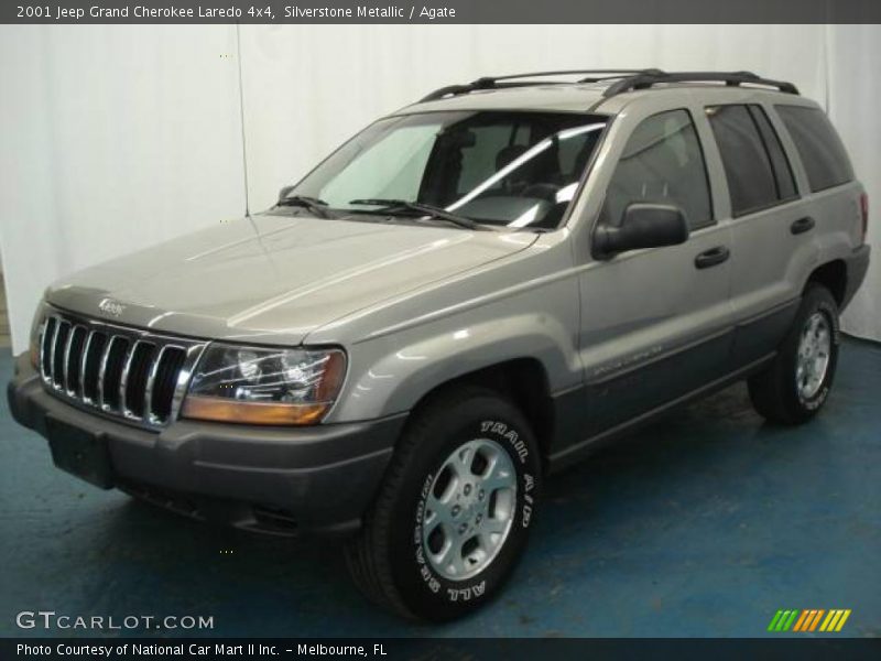 Silverstone Metallic / Agate 2001 Jeep Grand Cherokee Laredo 4x4