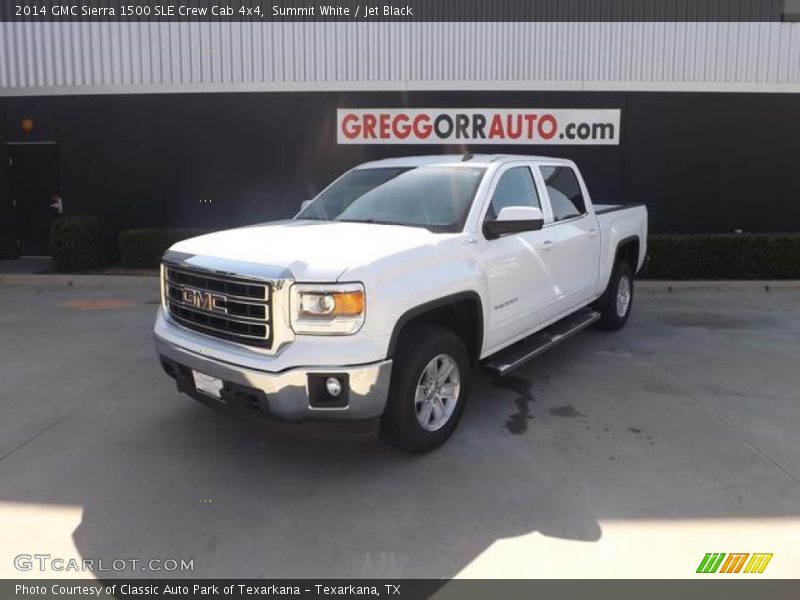Summit White / Jet Black 2014 GMC Sierra 1500 SLE Crew Cab 4x4