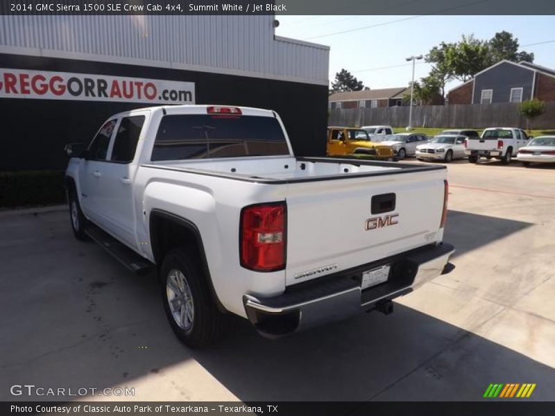 Summit White / Jet Black 2014 GMC Sierra 1500 SLE Crew Cab 4x4