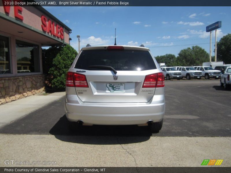 Bright Silver Metallic / Pastel Pebble Beige 2010 Dodge Journey SXT AWD