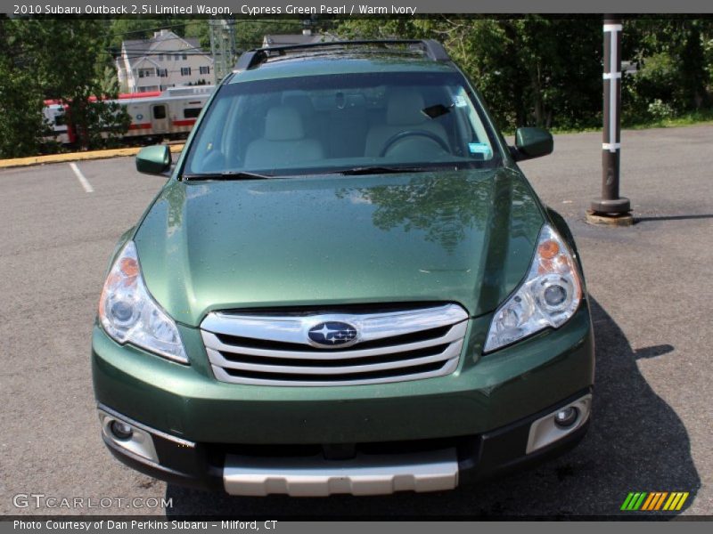 Cypress Green Pearl / Warm Ivory 2010 Subaru Outback 2.5i Limited Wagon