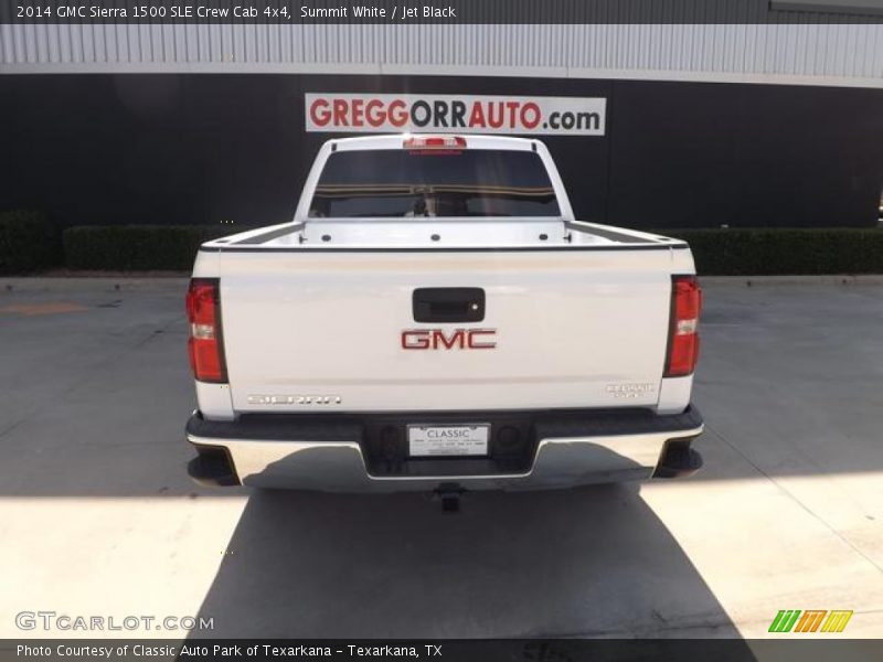 Summit White / Jet Black 2014 GMC Sierra 1500 SLE Crew Cab 4x4