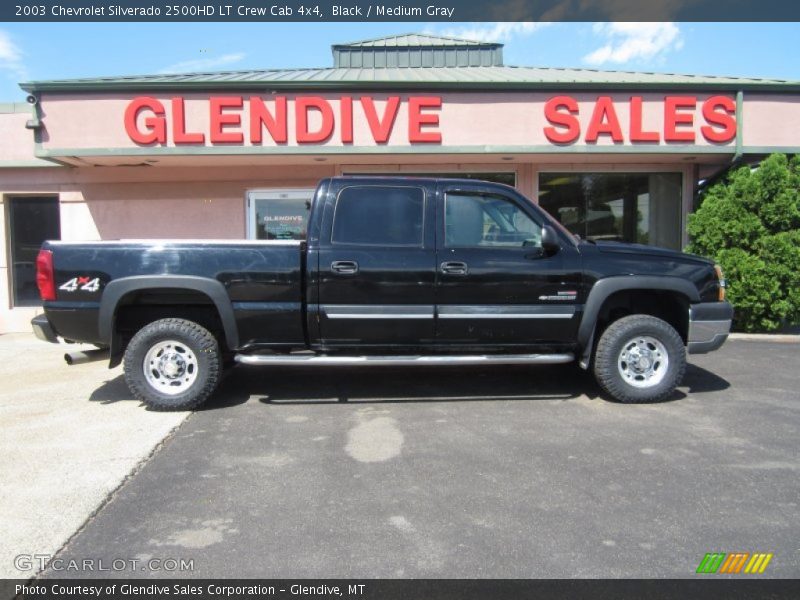 Black / Medium Gray 2003 Chevrolet Silverado 2500HD LT Crew Cab 4x4