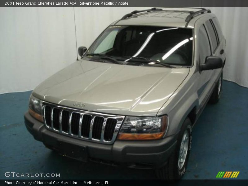 Silverstone Metallic / Agate 2001 Jeep Grand Cherokee Laredo 4x4