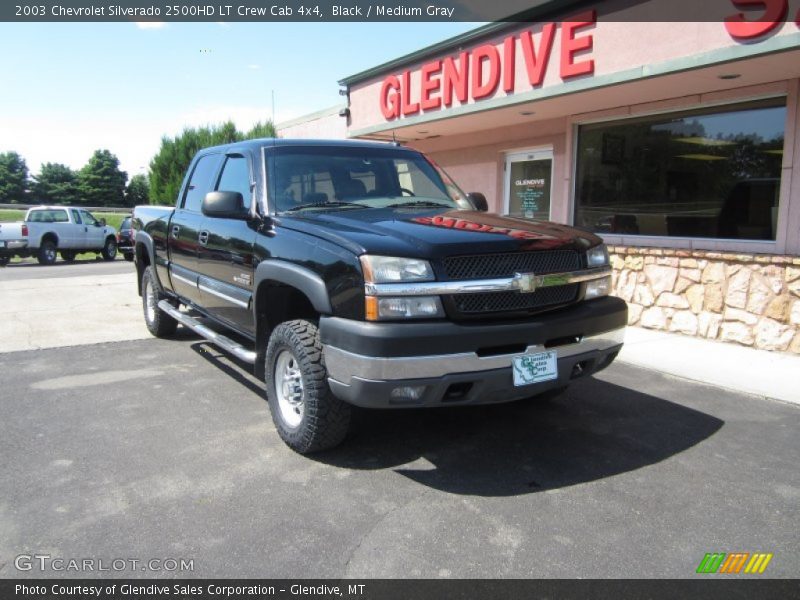 Black / Medium Gray 2003 Chevrolet Silverado 2500HD LT Crew Cab 4x4