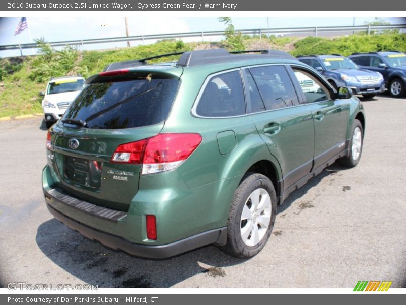 Cypress Green Pearl / Warm Ivory 2010 Subaru Outback 2.5i Limited Wagon