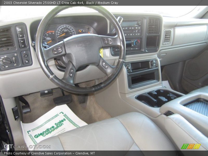 Black / Medium Gray 2003 Chevrolet Silverado 2500HD LT Crew Cab 4x4