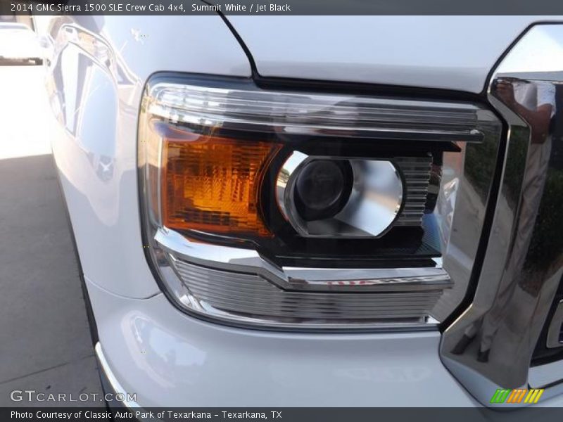 Summit White / Jet Black 2014 GMC Sierra 1500 SLE Crew Cab 4x4