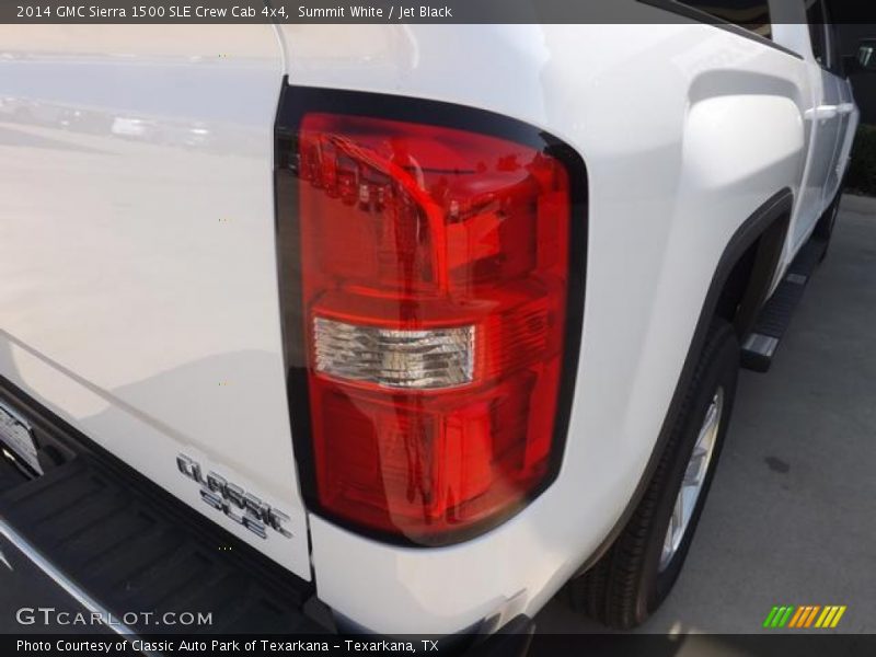 Summit White / Jet Black 2014 GMC Sierra 1500 SLE Crew Cab 4x4