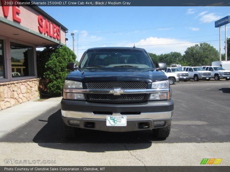 Black / Medium Gray 2003 Chevrolet Silverado 2500HD LT Crew Cab 4x4