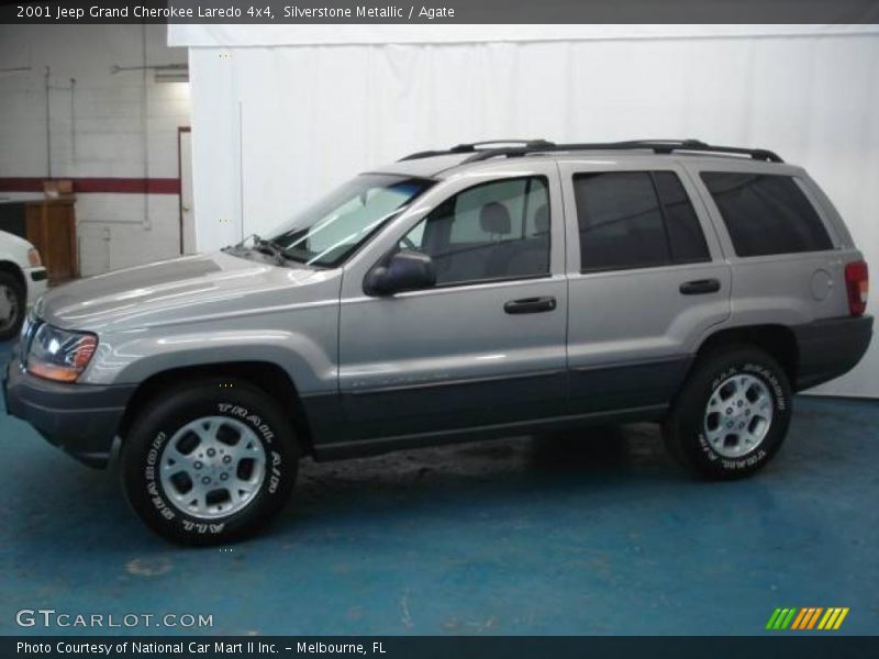 Silverstone Metallic / Agate 2001 Jeep Grand Cherokee Laredo 4x4