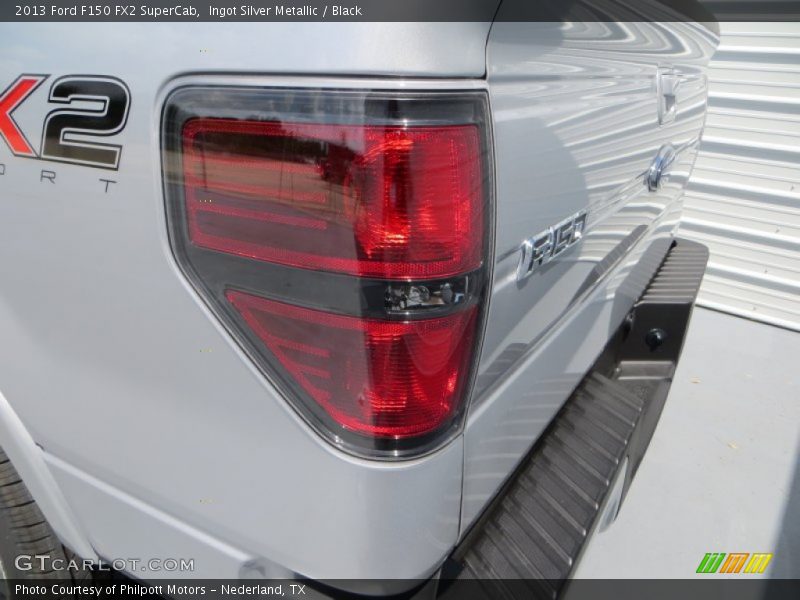 Ingot Silver Metallic / Black 2013 Ford F150 FX2 SuperCab