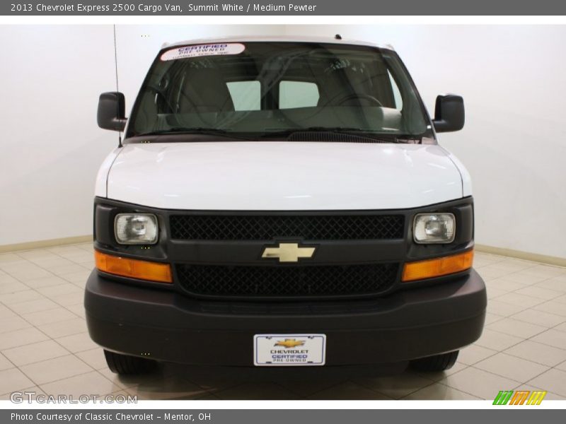 Summit White / Medium Pewter 2013 Chevrolet Express 2500 Cargo Van