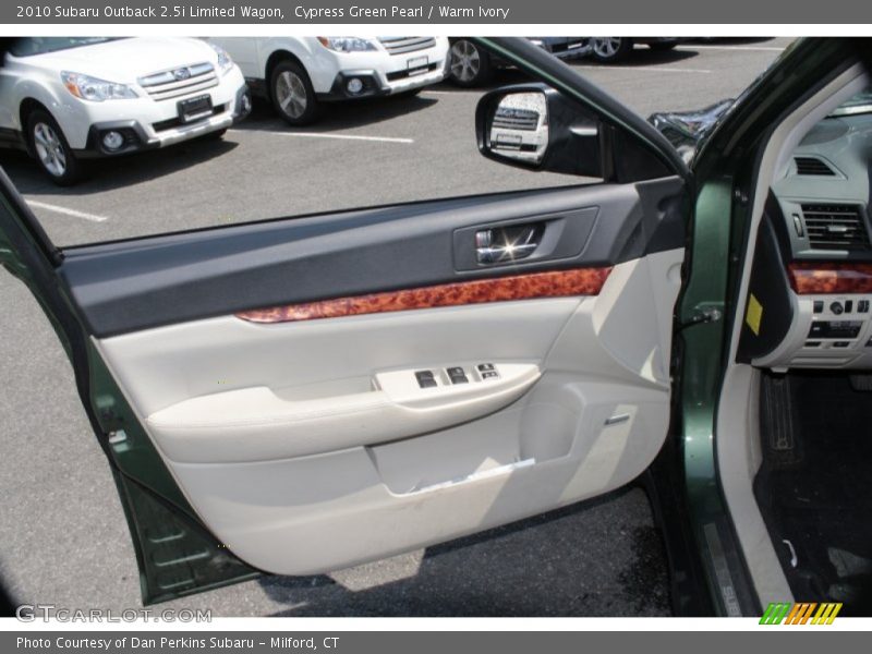 Cypress Green Pearl / Warm Ivory 2010 Subaru Outback 2.5i Limited Wagon
