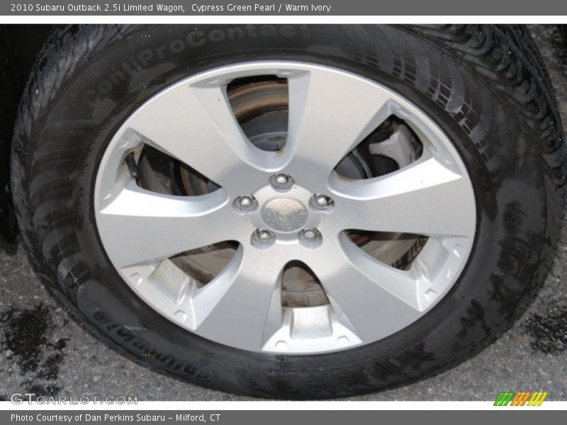 Cypress Green Pearl / Warm Ivory 2010 Subaru Outback 2.5i Limited Wagon