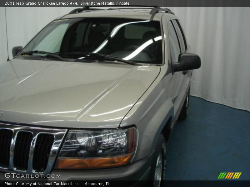 Silverstone Metallic / Agate 2001 Jeep Grand Cherokee Laredo 4x4