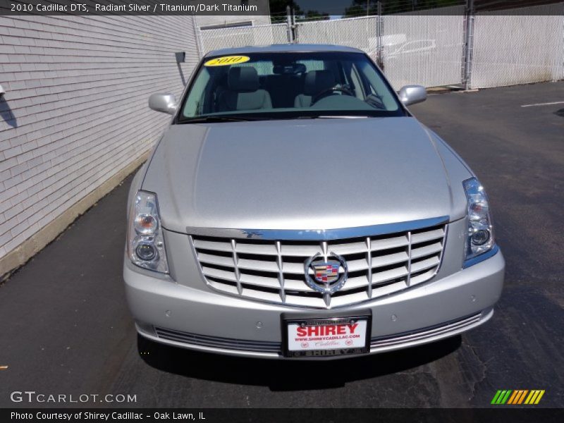 Radiant Silver / Titanium/Dark Titanium 2010 Cadillac DTS