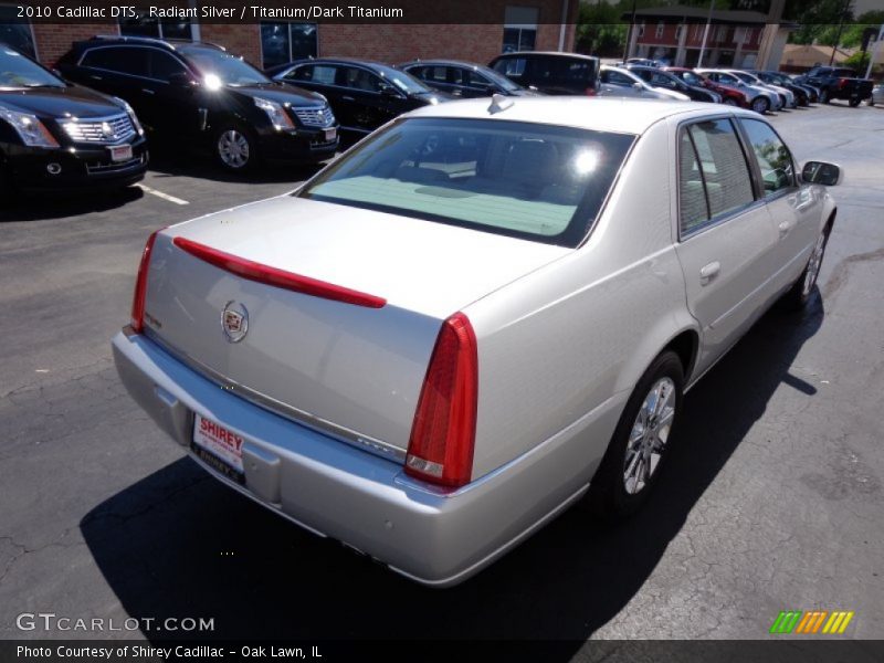 Radiant Silver / Titanium/Dark Titanium 2010 Cadillac DTS