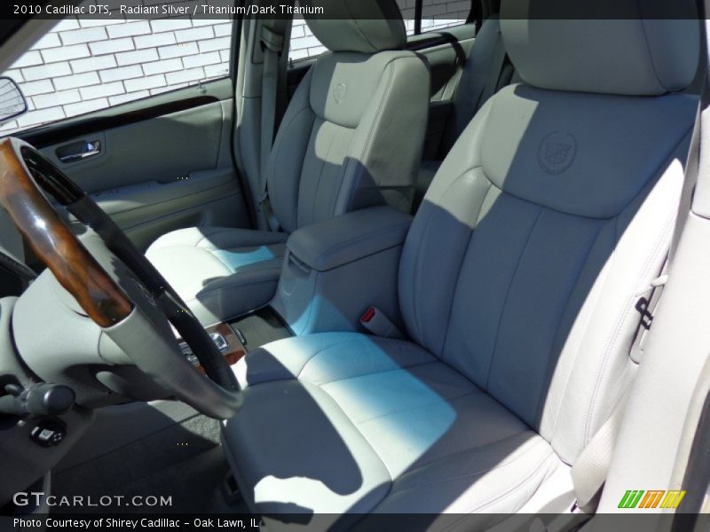 Radiant Silver / Titanium/Dark Titanium 2010 Cadillac DTS