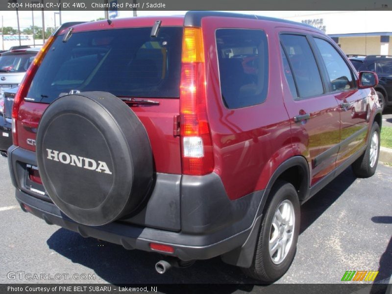 Chianti Red Pearl / Saddle 2004 Honda CR-V EX 4WD