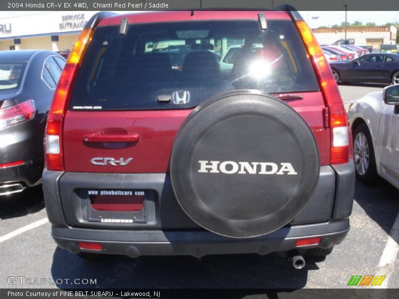 Chianti Red Pearl / Saddle 2004 Honda CR-V EX 4WD