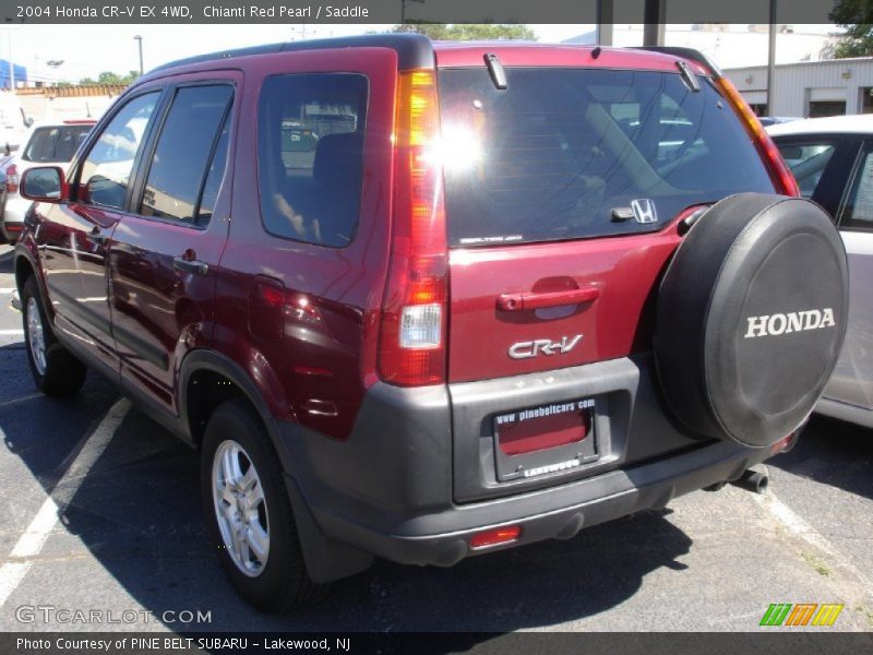 Chianti Red Pearl / Saddle 2004 Honda CR-V EX 4WD