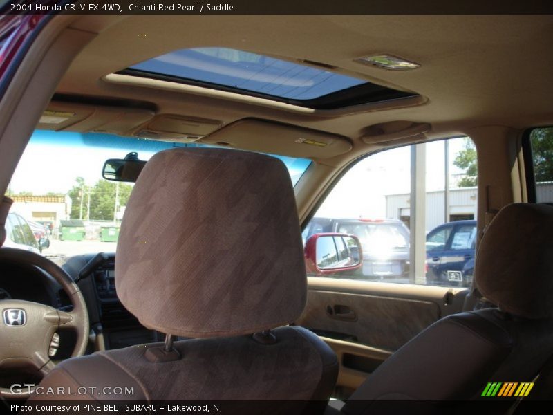 Chianti Red Pearl / Saddle 2004 Honda CR-V EX 4WD