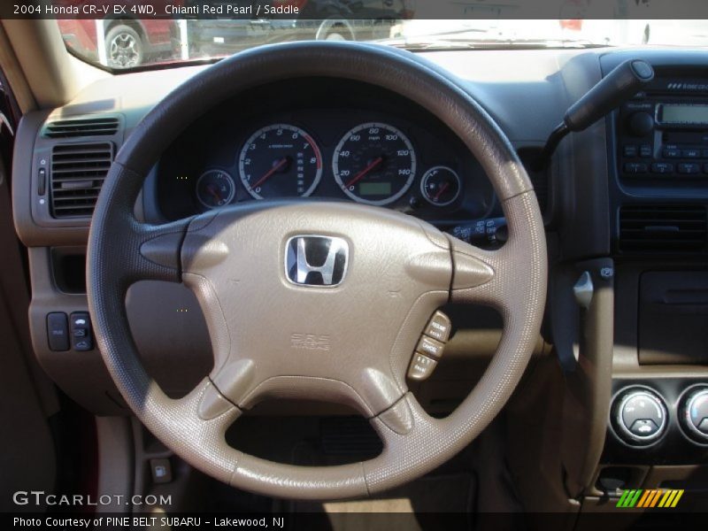 Chianti Red Pearl / Saddle 2004 Honda CR-V EX 4WD
