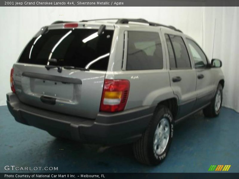 Silverstone Metallic / Agate 2001 Jeep Grand Cherokee Laredo 4x4