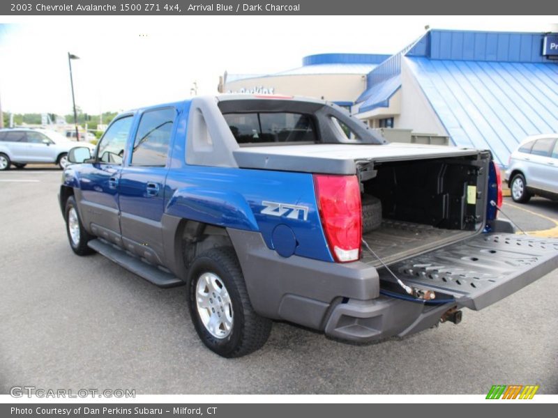 Arrival Blue / Dark Charcoal 2003 Chevrolet Avalanche 1500 Z71 4x4