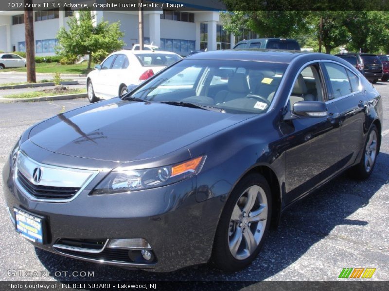 Graphite Luster Metallic / Taupe 2012 Acura TL 3.5 Advance