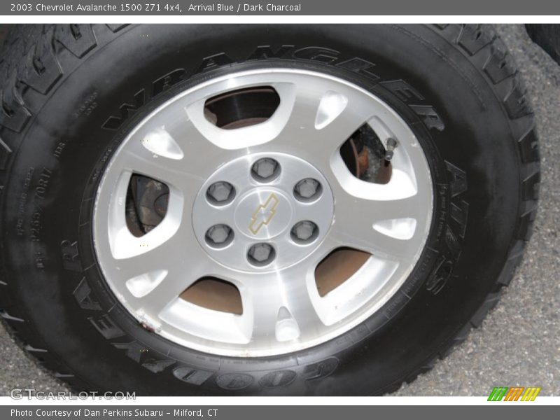 Arrival Blue / Dark Charcoal 2003 Chevrolet Avalanche 1500 Z71 4x4