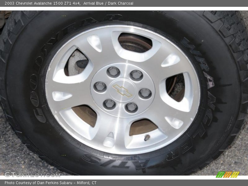 Arrival Blue / Dark Charcoal 2003 Chevrolet Avalanche 1500 Z71 4x4